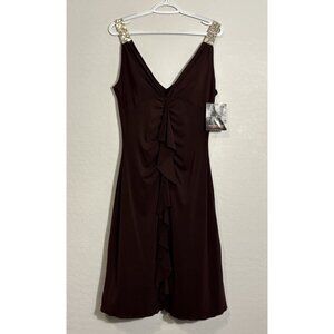 Rampage NWT Y2K Bodycon Coquette Bling Strap Dress size Large Vintage 2000’s.